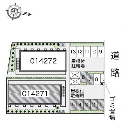プレノタートⅠ(14271)の駐車配置図