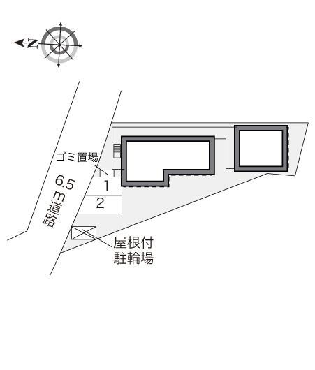 飛鳥　常盤台(28745)の駐車配置図