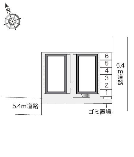 ＷＥＳＴ　ＦＯＲＴ(22595)の駐車配置図
