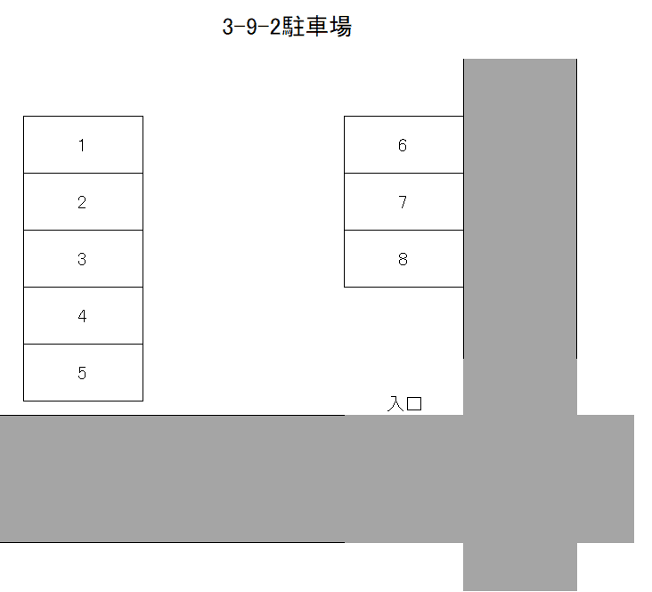 ３－９－２駐車場の駐車配置図