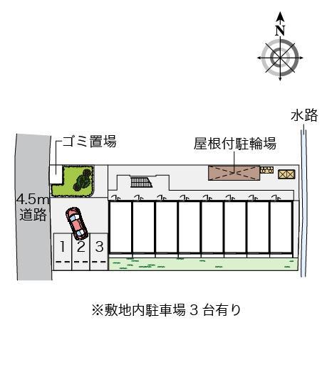 ノースアイランドⅢ(38637)の駐車配置図