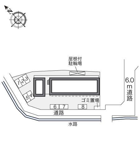 ピュアタウン(27864)の駐車配置図