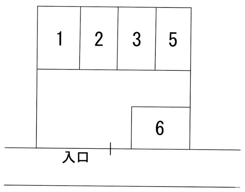 浅間町二丁目駐車場の駐車配置図