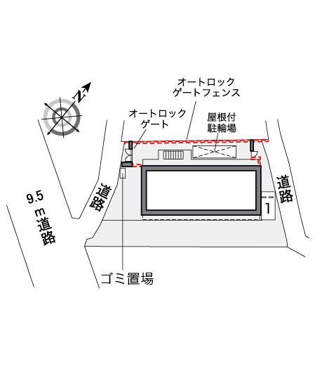リバーサイド晶栄(37367)の駐車配置図
