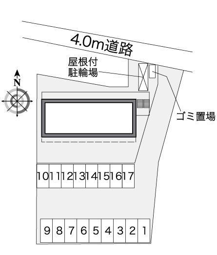 グランデ(39905)の駐車配置図