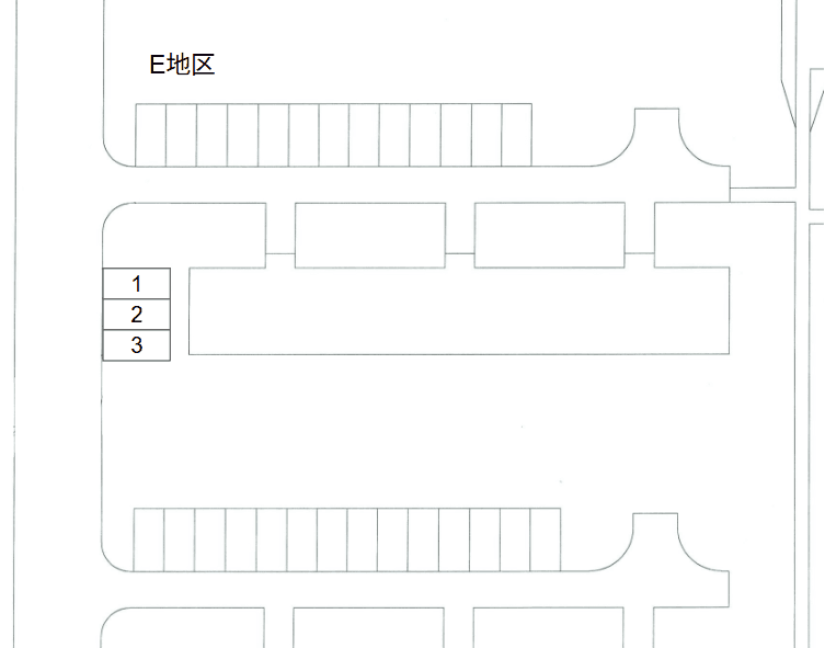 幸町_Ｅ地区の駐車配置図