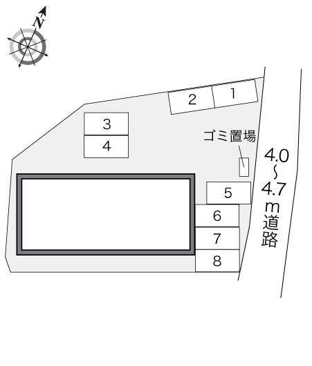 パギー(22023)の駐車配置図