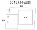 エクセル岡の駐車場