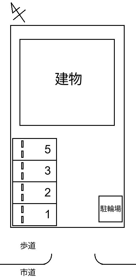 ｍｅｒｏｄｉａ陽の駐車配置図