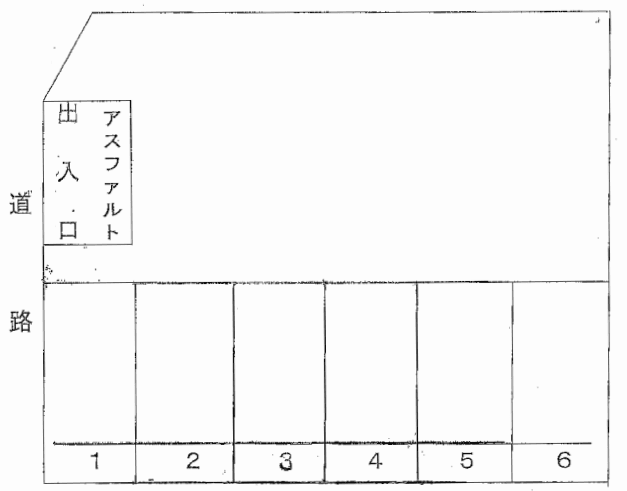 浅賀駐車場の駐車配置図