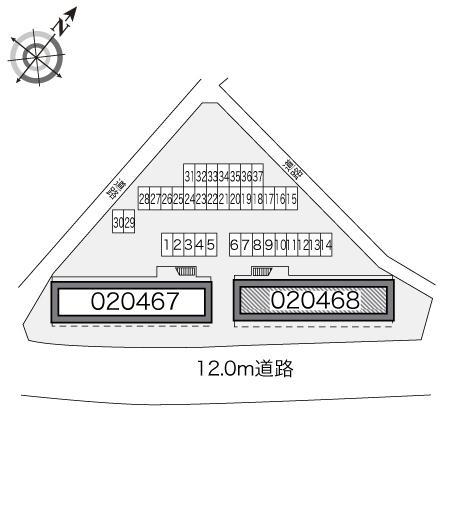 ツインヴィラＡ(20468)の駐車配置図