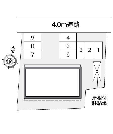 高松(37722)の駐車配置図