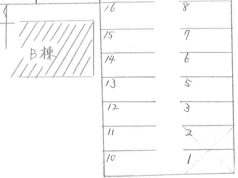 ＤＵＰＬＥＸ 国王２６Ａの駐車配置図