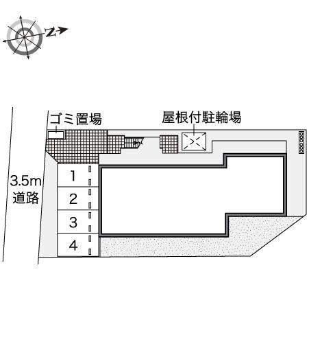 イーストⅡ(43544)の駐車配置図