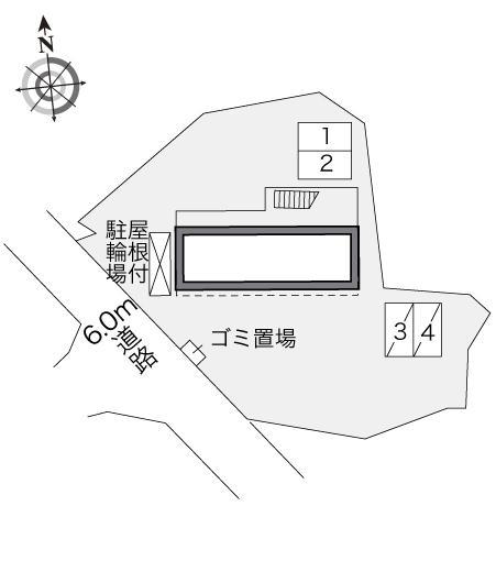 南春日丘(24617)の駐車配置図
