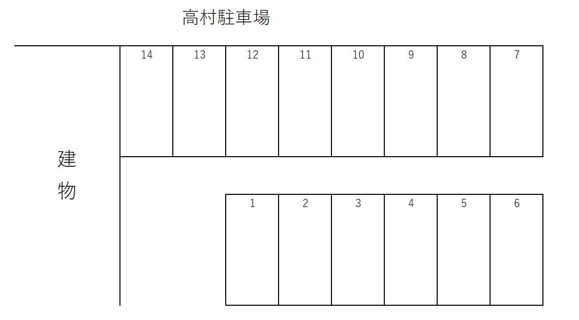 ＫＴパーキングの駐車配置図