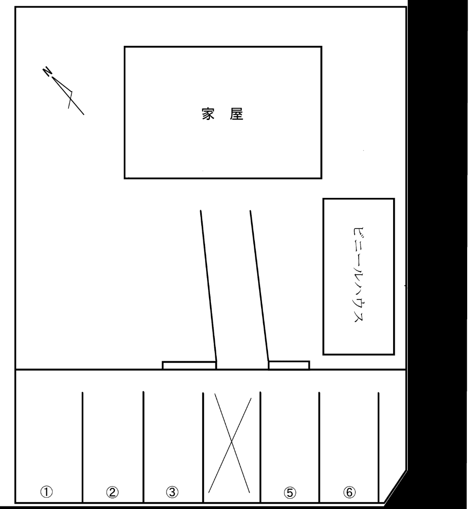 杉浦パーキングの駐車配置図
