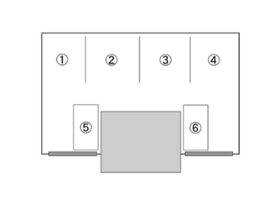 モンシャトー7の駐車配置図