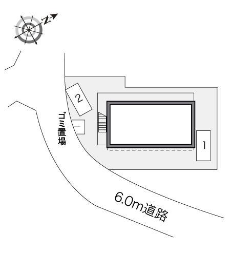 モアⅡ(24991)の駐車配置図