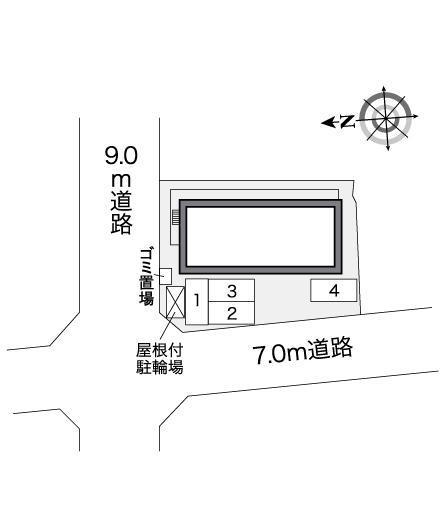 Ｋ(27450)の駐車配置図