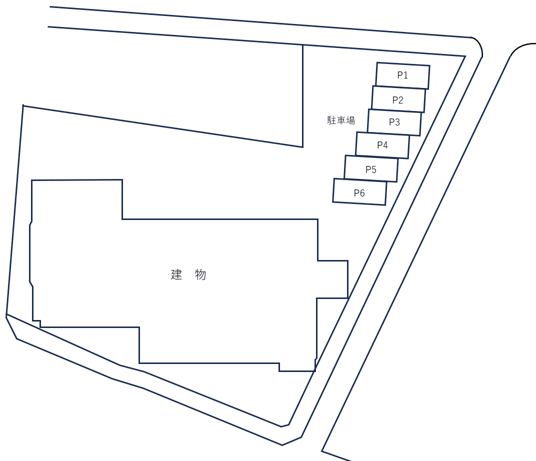 Ｔｅｒｒａｚｚａ　Ｅｓｔの駐車配置図