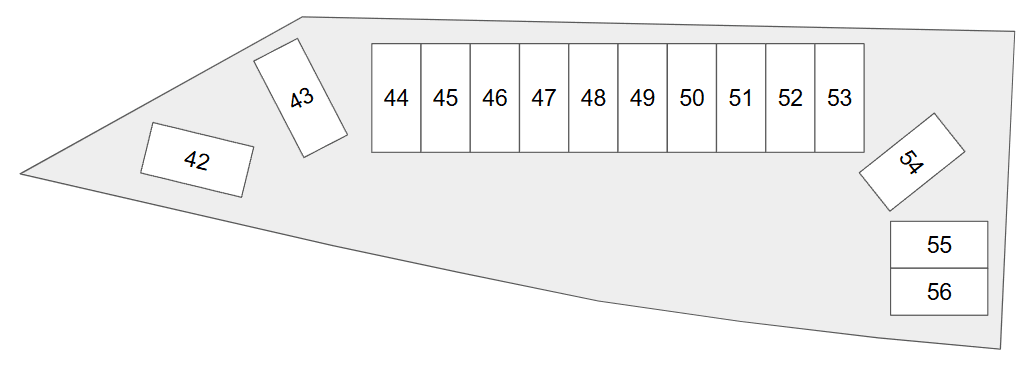 将監５丁目の駐車配置図