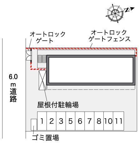 エルヴェール　サンク(36692)の駐車配置図