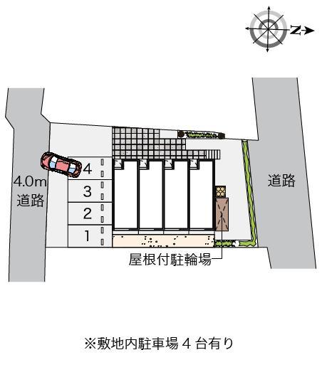 優香里(43770)の駐車配置図