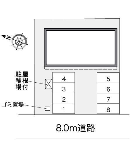 向日葵(38781)の駐車配置図
