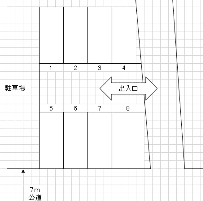 P28 髙橋駐車場の駐車配置図