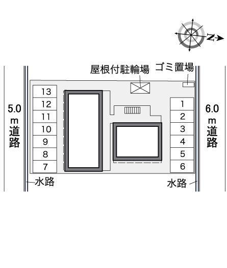 オリヴィエ(38383)の駐車配置図