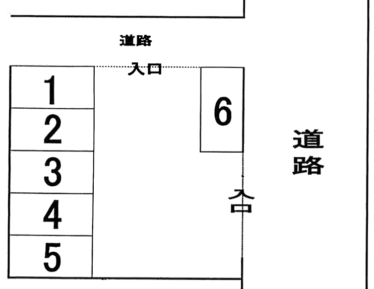 司パーキングの駐車配置図