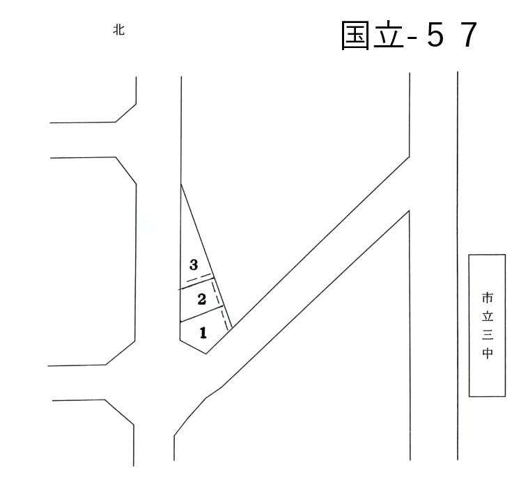 JA国立－５７の駐車配置図