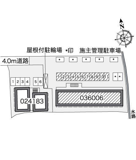 大阪狭山Ⅱ(36006)の駐車配置図