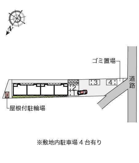 リバージュ中央(52558)の駐車配置図