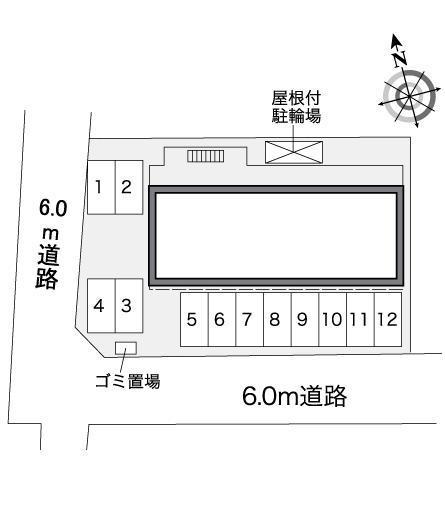 大手(38131)の駐車配置図