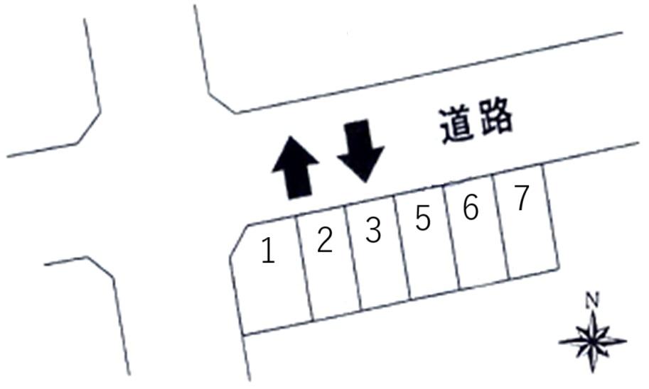 (5) 伊藤駐車場の駐車配置図