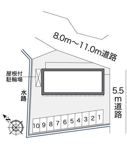 モンテヒルズ(27755)の駐車配置図