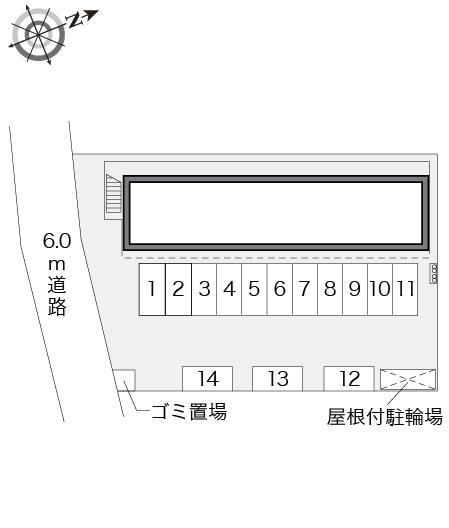 グリーンフォレスト(18445)の駐車配置図