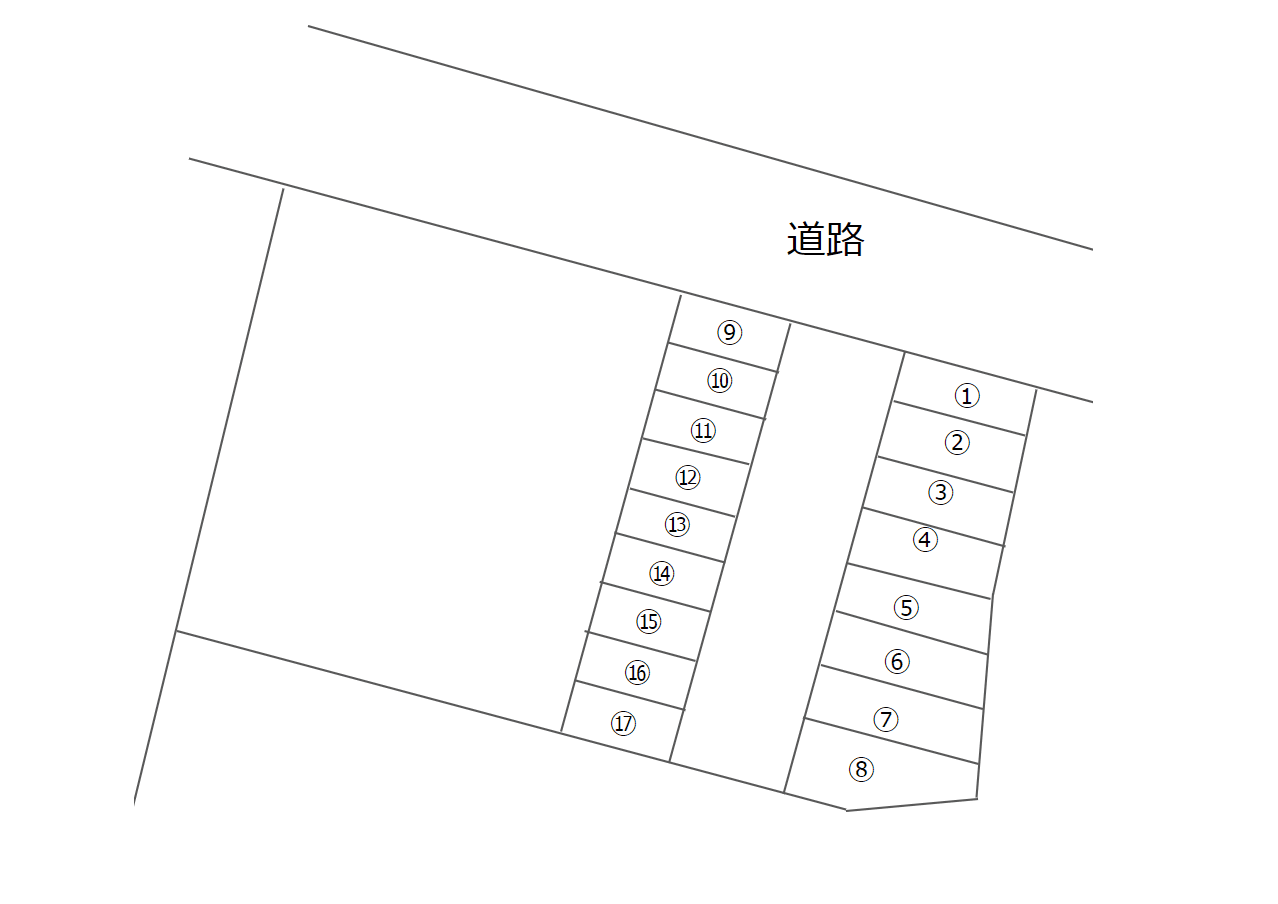 佐野913パーキングの駐車配置図