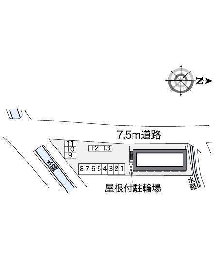 倉安川(37200)の駐車配置図