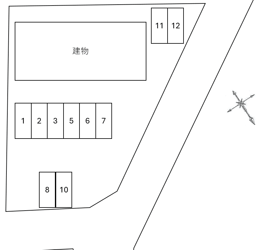 ａｒｅ－ｅｎ－ｃｉｅｌの駐車配置図