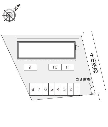 しらかた(16669)の駐車配置図