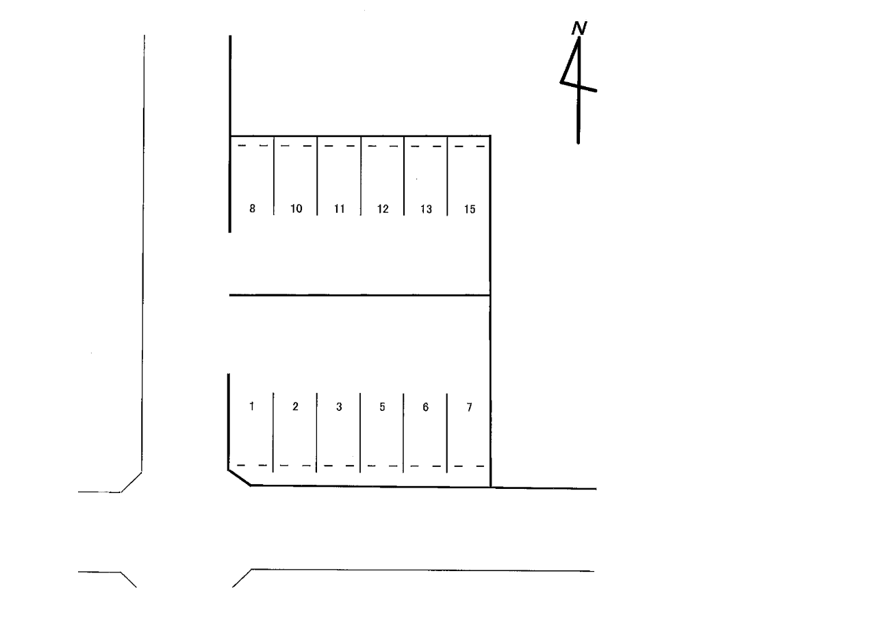 ＮＯ．１３２の駐車配置図