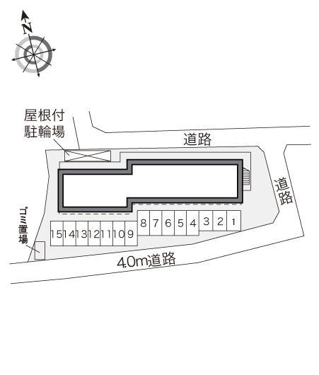 合川むかい野(24512)の駐車配置図