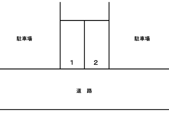 営野岡駐車場の駐車配置図