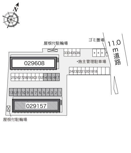 レモングラス(29157)の駐車配置図