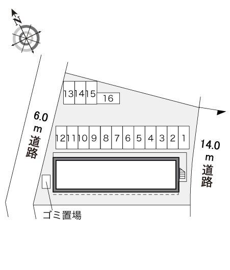 ａｐｐｌｅ(23272)の駐車配置図