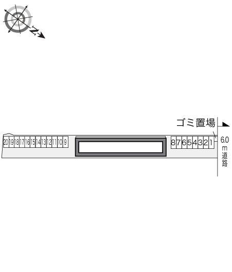 サンハート(21550)の駐車配置図