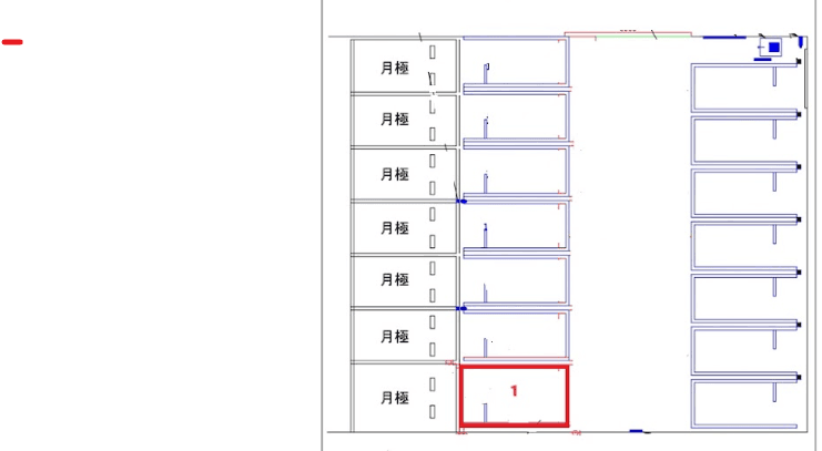せんげん台駅前第４の駐車配置図